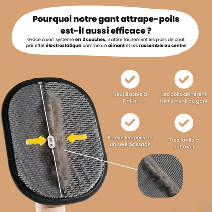 PetMagnet™ - Gants électrostatiques pour poils 🤩