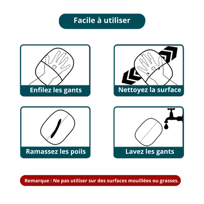 PetMagnet™ - Gants électrostatiques pour poils 🤩