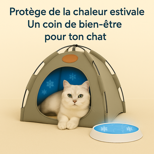 FrescoMiao™ – Tente Rafraîchissante pour Chats❄️